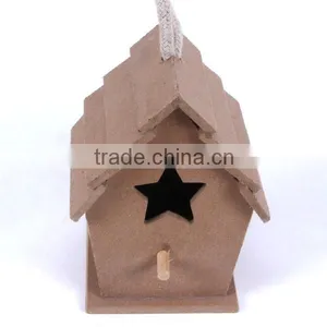 Garden Feeder Pets Bird House Wooden Bird Cage thumbnail-1