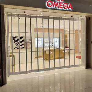 Folding Aluminum Door | Mall & Shop Use | Premium, Smooth & Durable thumbnail-1