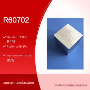 Dengwei R60702 Zirconium Round Tubular Rods, High Purity ≥ 99.6%, Corrosion-resistant and High-performance, Suitable for Petrochemical Industry thumbnail-2