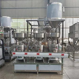 Commercial Fully Automatic High-efficiency Slurry Separation Machine, Vacuum Bean Feeding Horizontal Slag Stirring and Mixing Triple Grinding Machine thumbnail-4