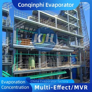 Automatic PLC Controlled Falling Film MVR Vacuum Evaporator for Continuous Operation thumbnail-5