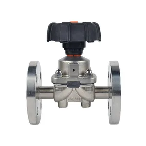Manufacturer Direct Sales of High-quality Stainless Steel Manual Flange Diaphragm Valve thumbnail-1