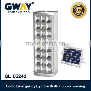 24 Pcs LED Solar Emergency Light,6W Rechargeable Light thumbnail-1