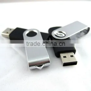 Spin Flash Drive Black USB Memory With Company Logo Printing thumbnail-5