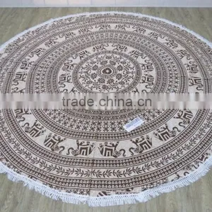 Round Towel Beach Wrap Throw Hippie Yoga Mat Indian Mandala Roundies thumbnail-4