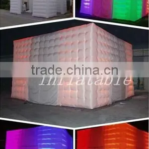 2013 Newest Design Inflatable Lighting Tent for Party / Inflatable Cube Tent With Lighting thumbnail-1