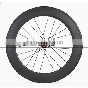 Velosa 700C 88mm Road Wheel Carbon Fiber Cycle Wheels for Road Bike Carbon Wheelset Hot Sale Novatec 271 thumbnail-3