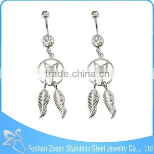 Turquoise Blue Zricon Body Jewelry Belly Ring Stain thumbnail-5