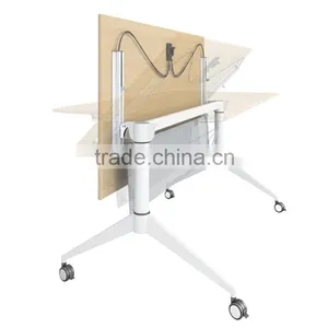 Folding Multi-functional Cheap Steel Frame Office Computer Desk thumbnail-6