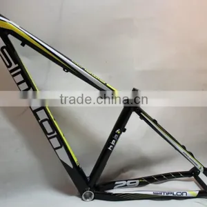 Alloy Mountain Bike Frame XC29 Yellow thumbnail-1