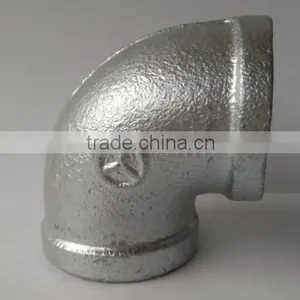 Malleable Galvanized Cast Iron Pipe Fittings 90 Elbow thumbnail-5
