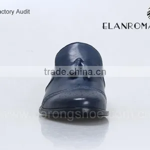 New Style Italian Mens Leather Shoes Brogue Shoes Slip on Shoes thumbnail-3