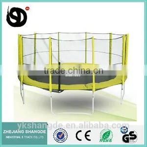 15ft Big Heavy Duty Amusement Trampolines With High Quality With Round Fitness Mats and Child Safety Net thumbnail-5