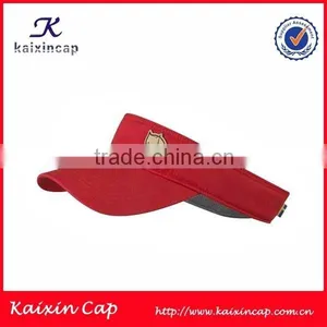 Promotional Cheap Custom Made 100% Cotton Sandwich Brim Sun Visor Cap 100% Cotton thumbnail-6