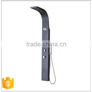Luxury Morden Design Thermostatic Rain Top Shower Stainless Steel Wall Shower Panel Set With CE thumbnail-1