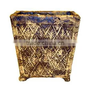 Antique Rectangular Fan Shaped Pot and Display Vase thumbnail-1