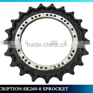 SK260-8 Kobelco Undercarriage Parts Roller Idler Chain Excavator Sprocket thumbnail-1
