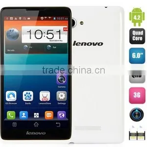 6.0'' Lenovo A889 Mobile Phone Android 4.2 MTK6582 Quad Core 1.3GHz IPS QHD Screen 960X540 1GB 8GB 8.0MP Quality Choice thumbnail-1