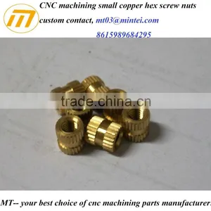 Precision CNC Turning Copper Brass Slotted Nut thumbnail-5
