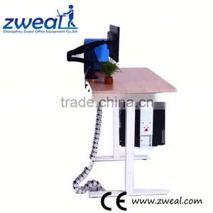 Glass Corner Computer Desk Factory Wholesale thumbnail-1
