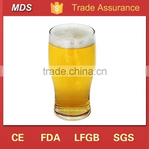 Hot Selling Tulip Shaped Printed Glass Pint Glass thumbnail-1
