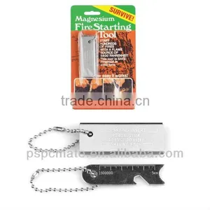 Portable Flint Stone Fire Starter Lighter Kit, Survival thumbnail-1