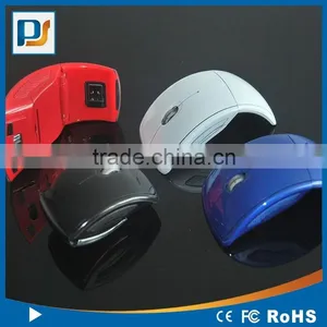 CE ROHS Factory Price Folding Wireless Cordless Optical Mouse 2.4G thumbnail-1