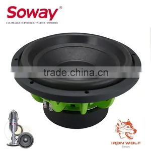 SW12-05 Green Frame Dual Magnet 2000w 12inch Subwoofer thumbnail-1