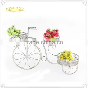 Antique Metal Flower Planter Holder for Garden Deco thumbnail-3