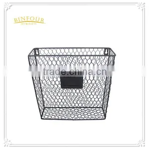 Cheap Iron Wire Storge Basket Metal Magazine Rack for Office Furniture thumbnail-1