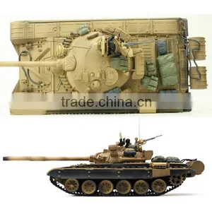 2.4G rc Airsoft Tank 1:24 rc Tank T72 VS Tank With Shooting BB Russian Tank T72 M1 thumbnail-6