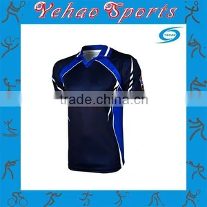 High Quality Top Wholesale Cheap Polyester Custom Sublimated Rugby Jersey 2015 thumbnail-1