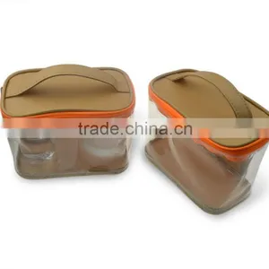 Clear PVC Cosmetic Bag With Colorful Zipper thumbnail-5
