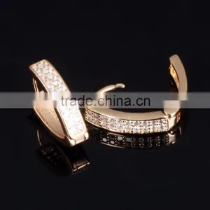 Copper Jewellery Attractive Design Zircon Earring for Women Quality Choice thumbnail-2