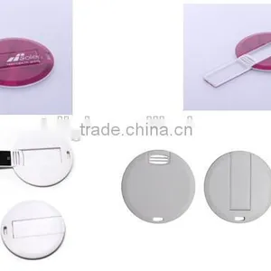 Promotional Small Round Card Style USB Flash Drive thumbnail-1