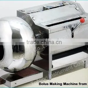 Table-type Small Herbal Coating Pill Making Machine /Inclinable Multi-functional Bolus-making Machine thumbnail-1