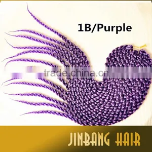 Wholesale Products 4 Strands 24inch 120g a Pack Synthetic Hair Twist 3D New Premium Cubic Braid thumbnail-4