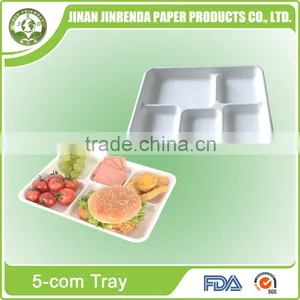 Sugarcane Bagasse Disposable Tableware/ Biodegradable Tableware/ Biodegradable Plates thumbnail-1