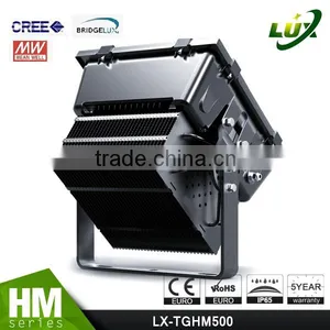UL Listed #481383, Gym Lights, Meanwell Driver, Copper Heatpipe,5 Years Warranty, 500W LED High Mast Light thumbnail-6