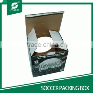 TOP SALE CORRUGATED SOCCER PACKAGING BOXES WITH ROUND WINDOW thumbnail-5