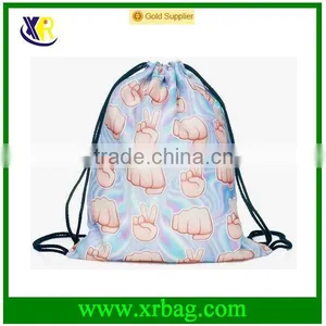 Boy's Daypack Print Gesture Backpack Travel Sports Custom Printed Drawstring Bag thumbnail-1
