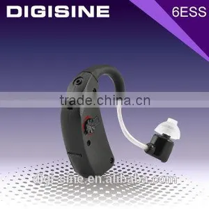 Black Rechargeable Behind The Ear Dual Hearing Aid thumbnail-1
