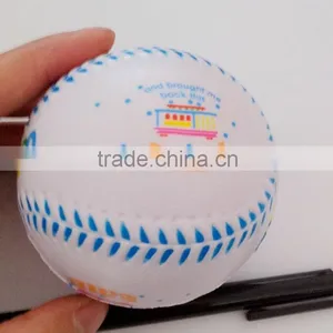 White Blue pu Stress Baseballs thumbnail-4