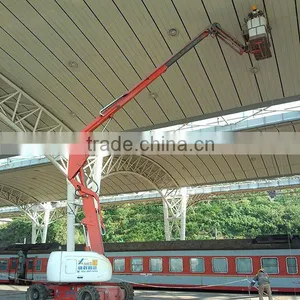 18M Hydraulic Articulating Aerial Platform, Professional Aerial Lift Platform, Cheap Hydraulic Aerial Platform thumbnail-5