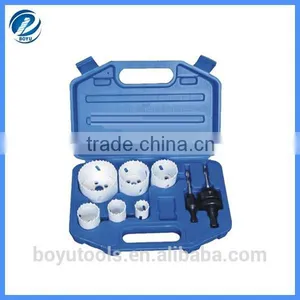 8PC HSS Bi-Metal Hole Saw Set thumbnail-1