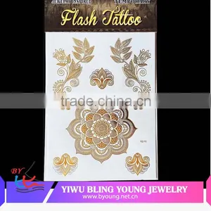 Eco-friendly Waterproof Gold Metallic Tattoo Quality Choice thumbnail-1