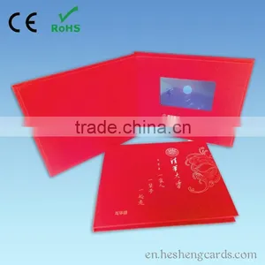 Magnet Switch Lcd Video Greeting Card/lcd Video Brochure Card for Invitation thumbnail-2