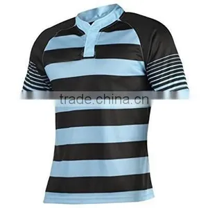 High Quality New Design Rugby Shirts 2015 Men's Rugby Jersey Fabric thumbnail-3