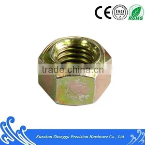 Lock Nut ISO7042 Carbon Steel Zinc Yellow M12 thumbnail-1