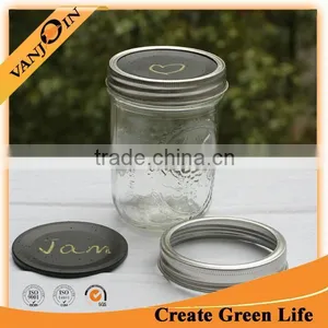 Custom Made 70mm Black Painting Mason Jar Cap For Write thumbnail-1